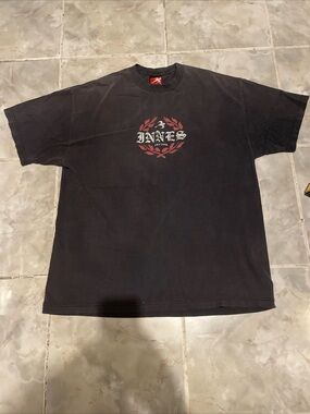 Vintage INNES Skatebaording 90s Y2K Faded T-Shirt SZ XL Skate
